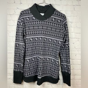 Women’s Columbia Nordic style sweater size large